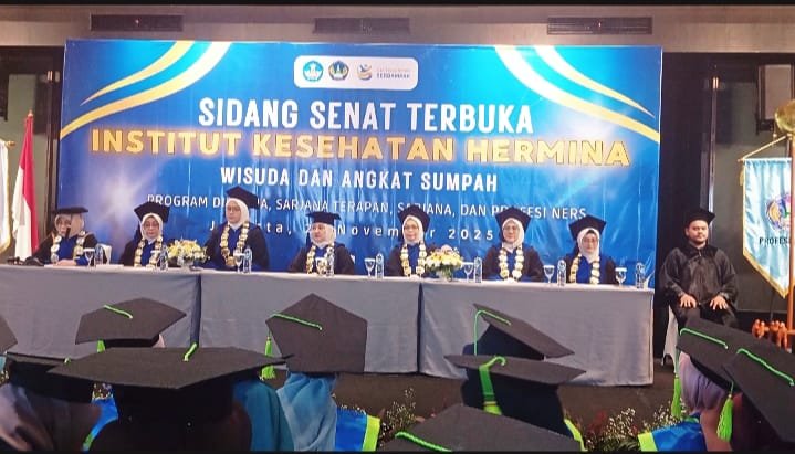Wisuda Institut Kesehatan Hermina 2025: Momentum Humanis yang Mengukuhkan Lulusan Sebagai Garda Baru Kesehatan Indonesia
