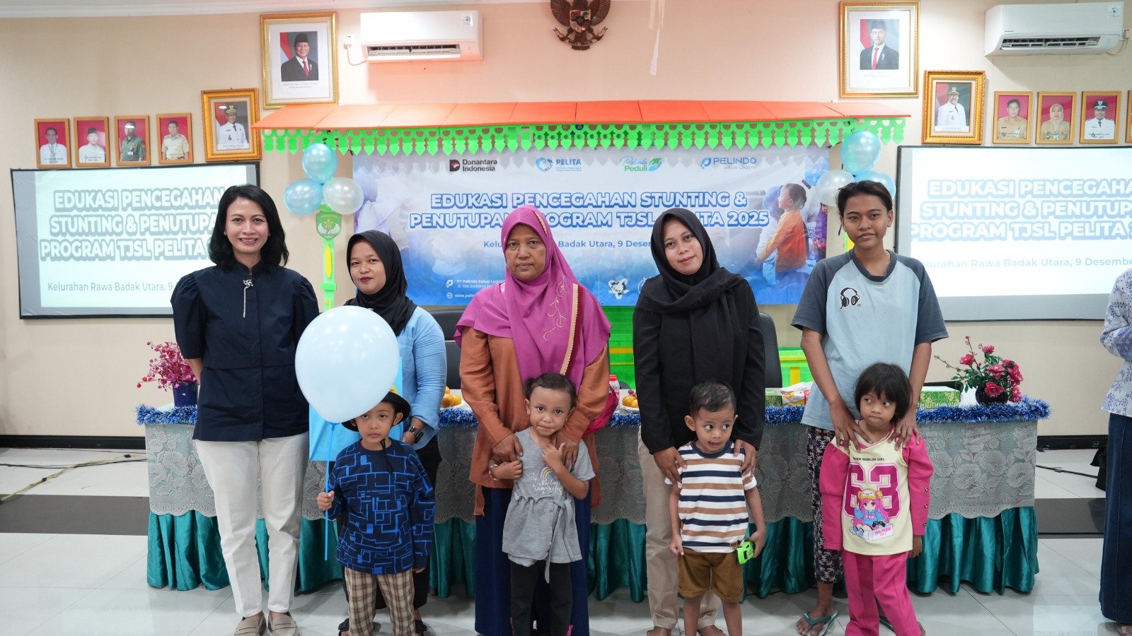 Pelindo Solusi Logistik Bantu Balita di Rawa Badak Utara Lulus Stunting melalui TJSL Pelita