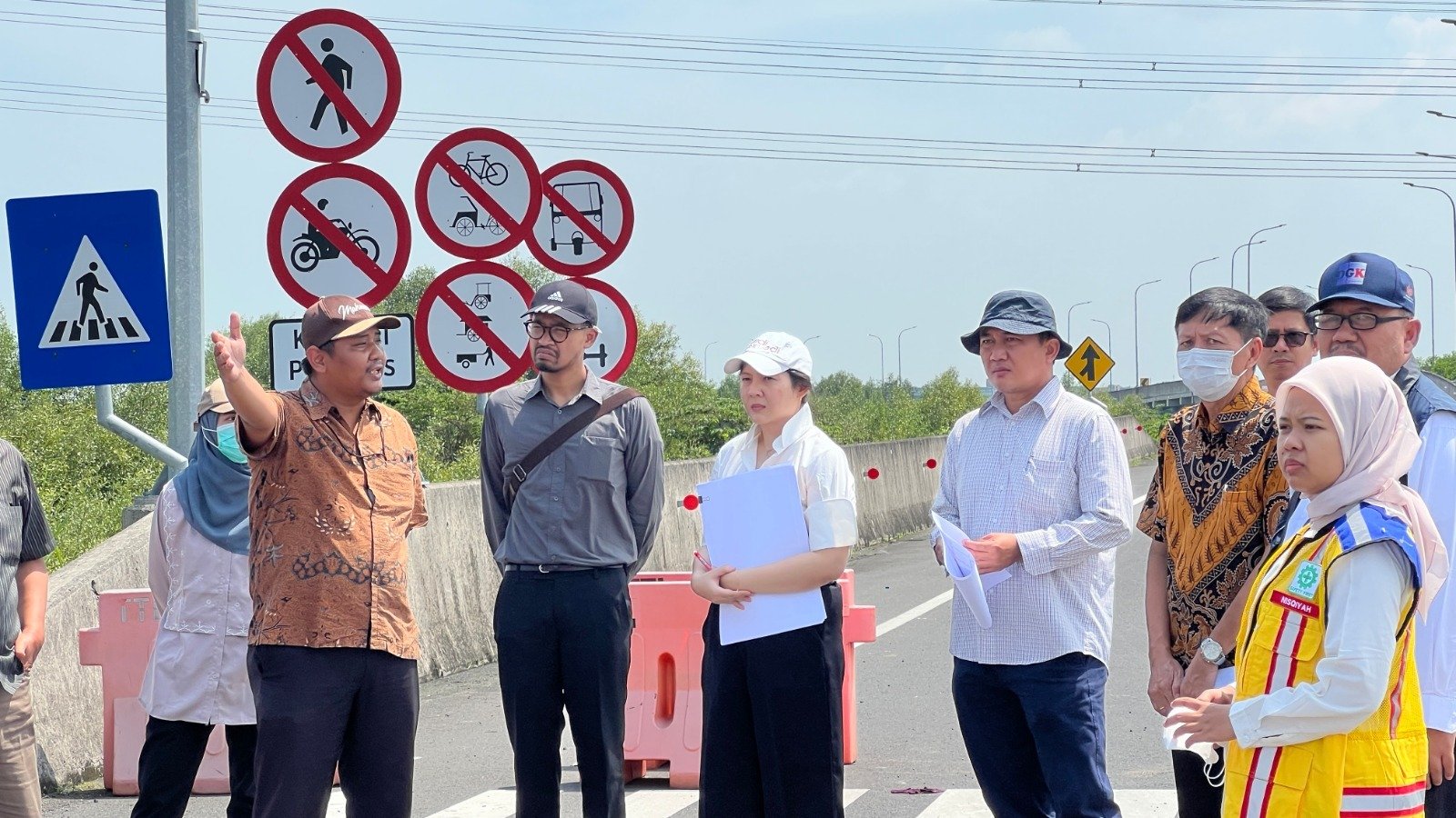 PT Akses Pelabuhan Indonesia Tinjau Lokasi Simpang JLLB - FOTL Surabaya