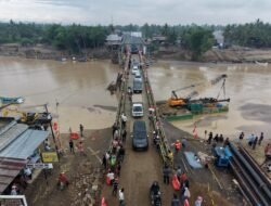 Jembatan Bailey Kutablang Difungsikan, Arus Medan–Banda Aceh Lancar