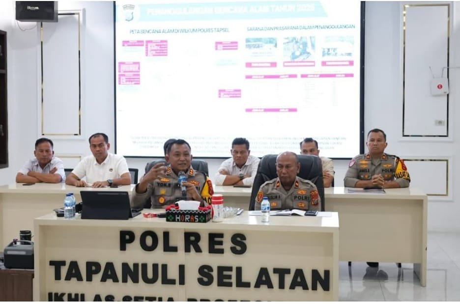 Rilis Akhir Tahun Kinerja Polres Tapsel Meningkat, Kriminalitas Menurun 50 Persen