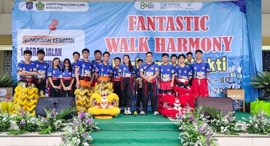 Barongsai Kung Chiao Genta Suci Ikut Pawai Gerak Jalan Kerukunan