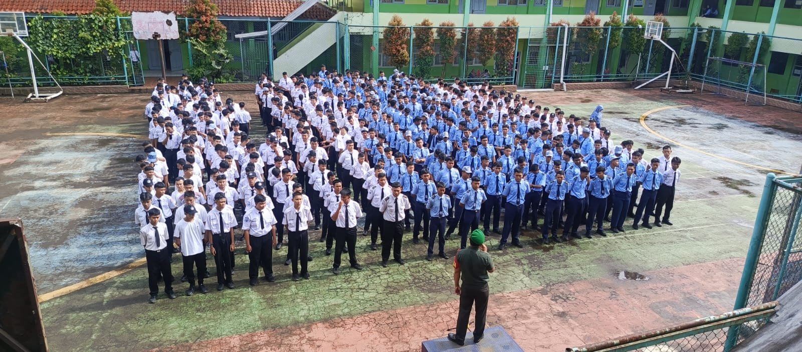 Koramil 05/Cimanggis Gelar Sosialisasi Penerimaan Prajurit TNI AD 2026 di SMKN 1 Depok