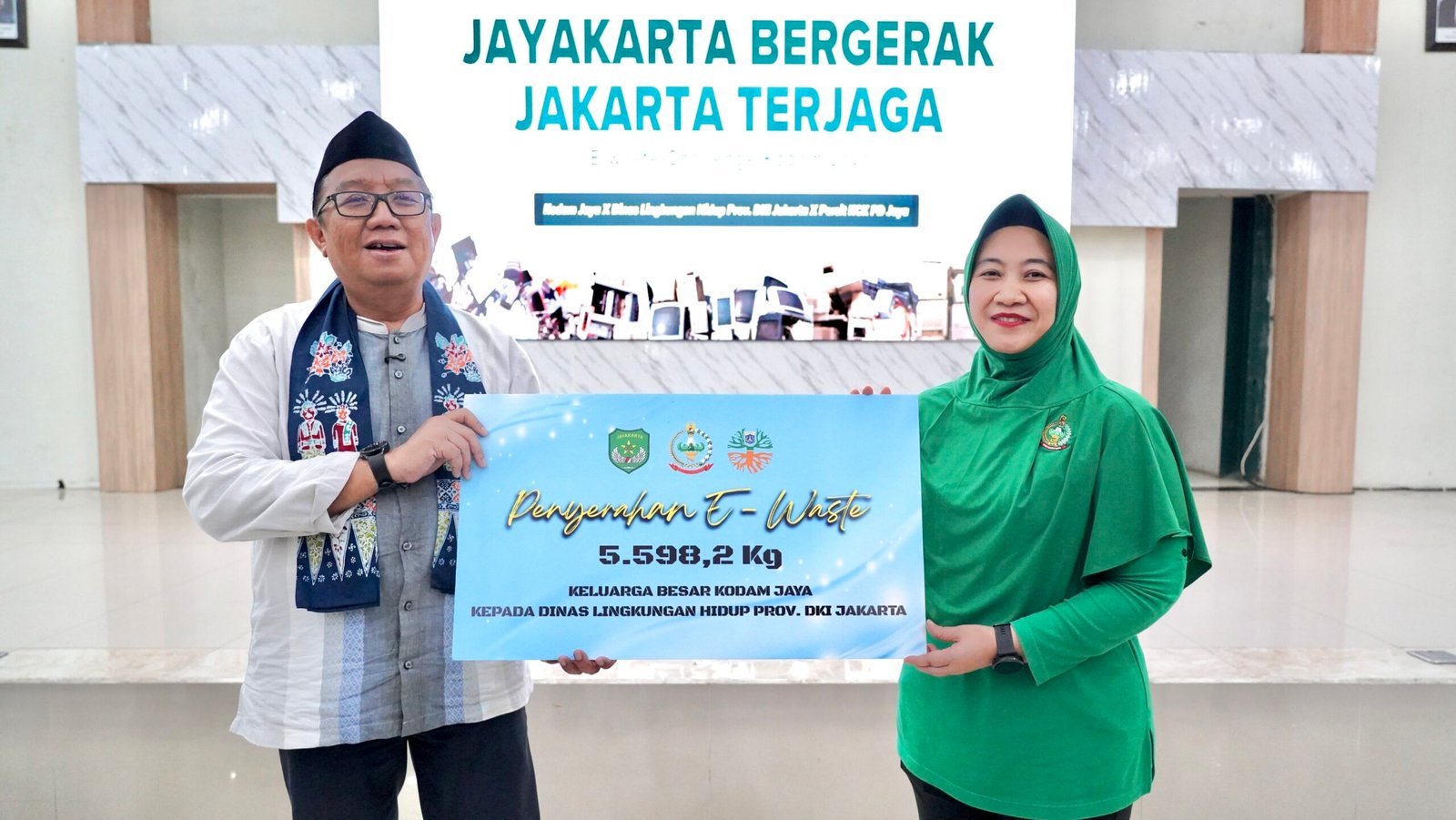 Dari Kepedulian Menjadi Aksi: Kodam Jaya dan DLH DKI Kelola 5,5 Ton Limbah Elektronik