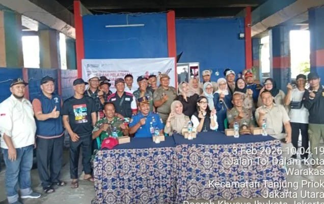 Tingkatkan Kesiapsiagaan Warga, IPC TPK Kolaborasi dengan Kelurahan Warakas