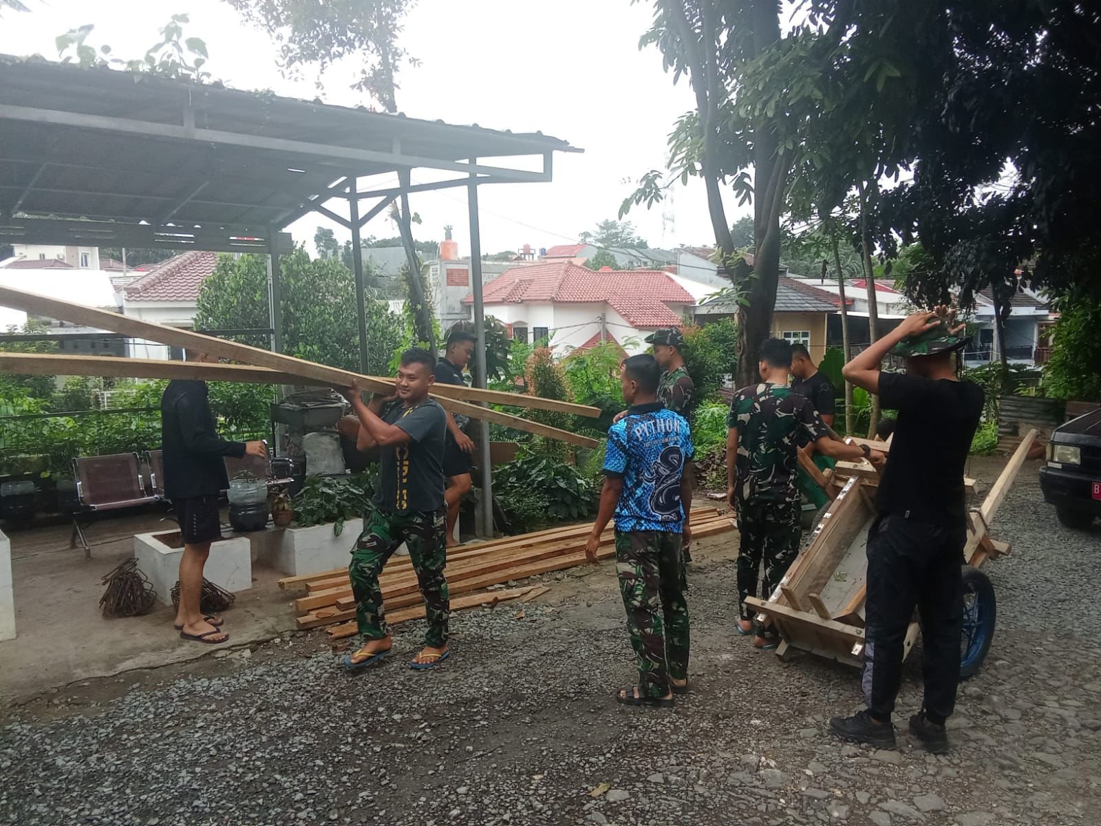 Kodim 0508/Depok Optimalkan Pembangunan Infrastruktur, Progres Pengerasan Jalan Capai 25,09 Persen