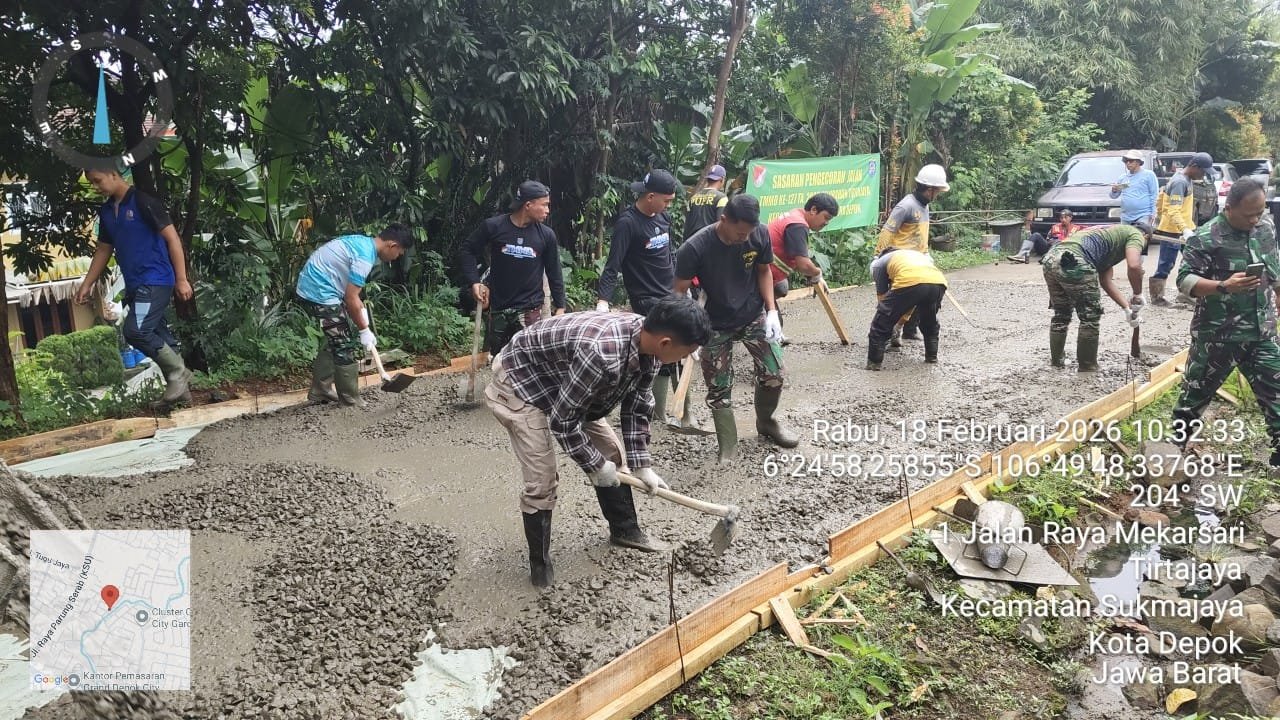 Akses Vital Warga Diperkuat, Satgas TMMD 127 Genjot Pengerasan Jalan