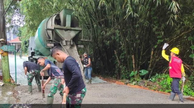 TMMD 44 Persen, Senyum Warga Mulai Terlihat di Ujung Jalan