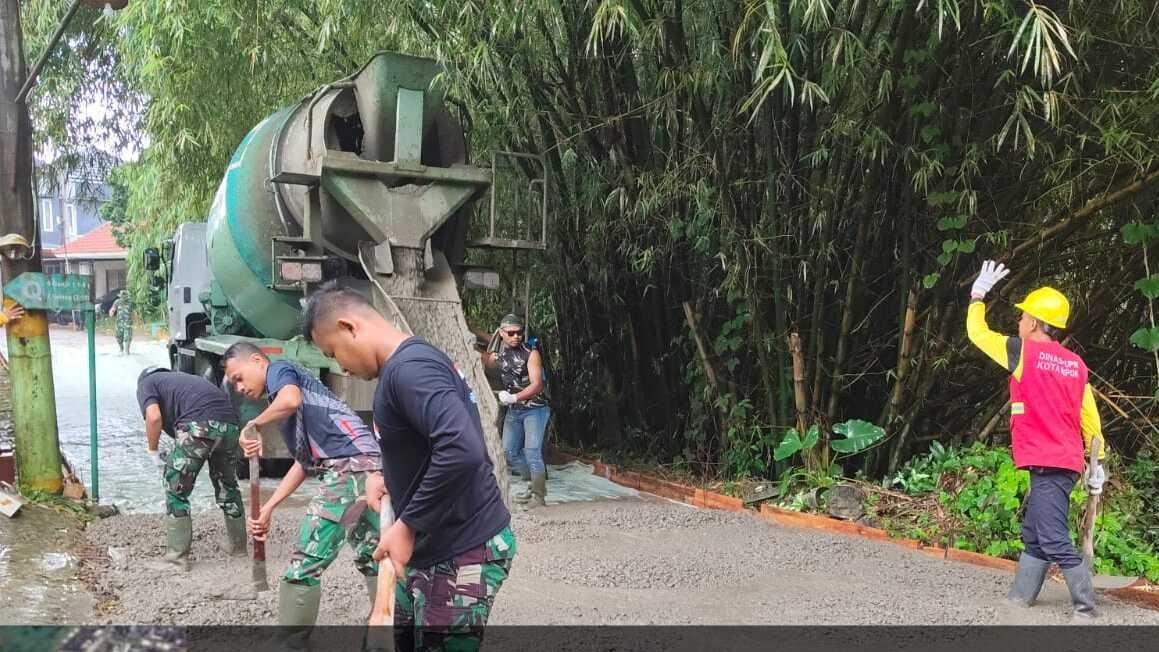 TMMD 44 Persen, Senyum Warga Mulai Terlihat di Ujung Jalan