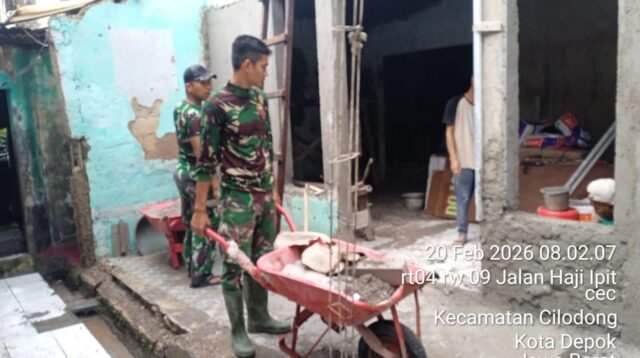Rumah Ujang Fadilah Direhab, Progres RTLH TMMD Tembus 50 Persen