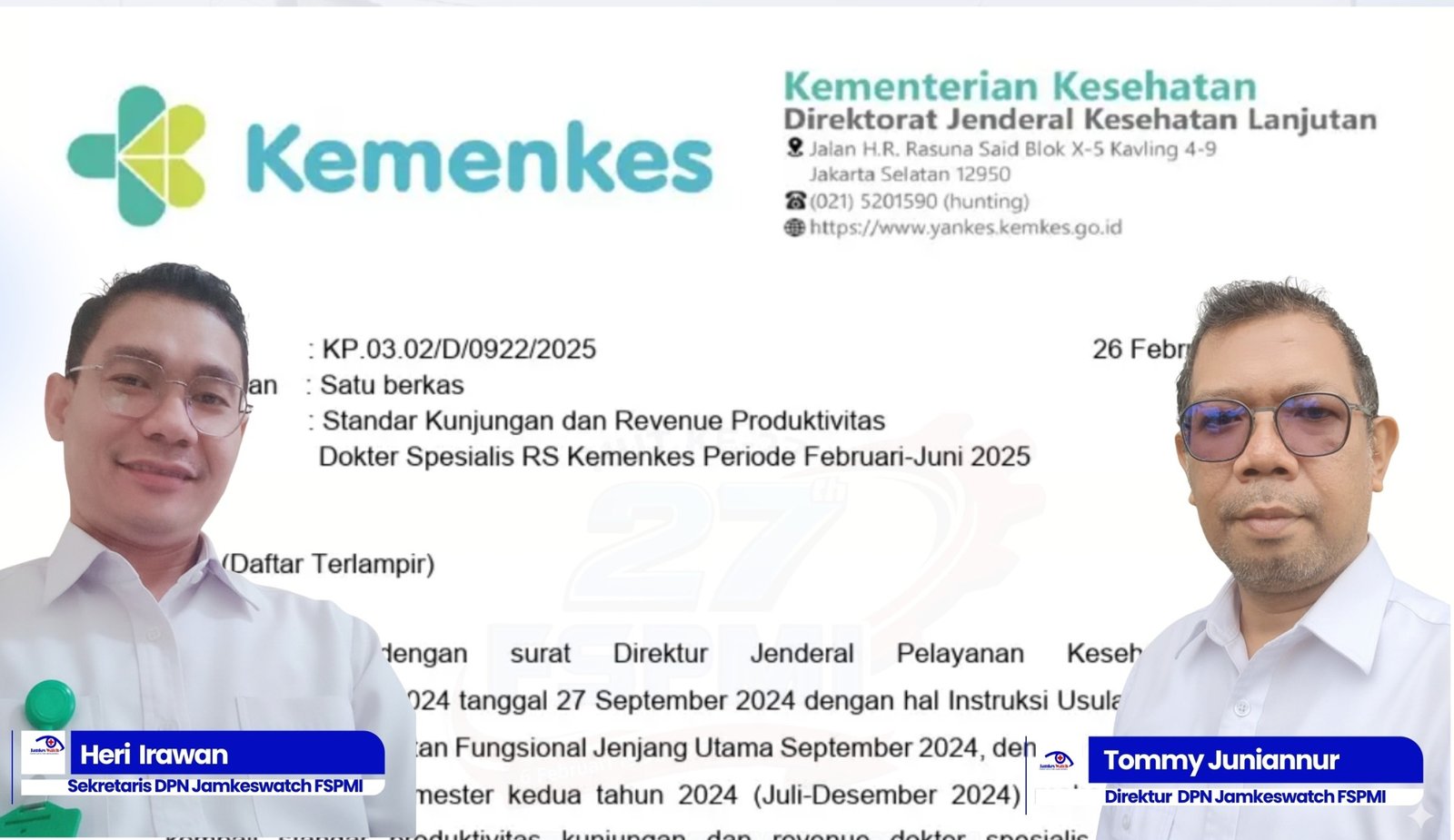 Konstitusi vs Target Revenue: Jamkeswatch Kritik Arah Kebijakan Kesehatan Nasional