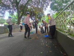 Program Bang Jasri Sentuh Rumah Ibadah, Polisi Bersihkan Masjid Raya Cinere