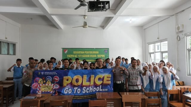 Polres Metro Depok Edukasi Pelajar tentang Keselamatan Berkendara