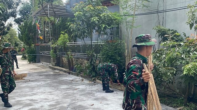 Kemanunggalan TNI dan Rakyat, Jalan GDC Kini Hampir Rampung