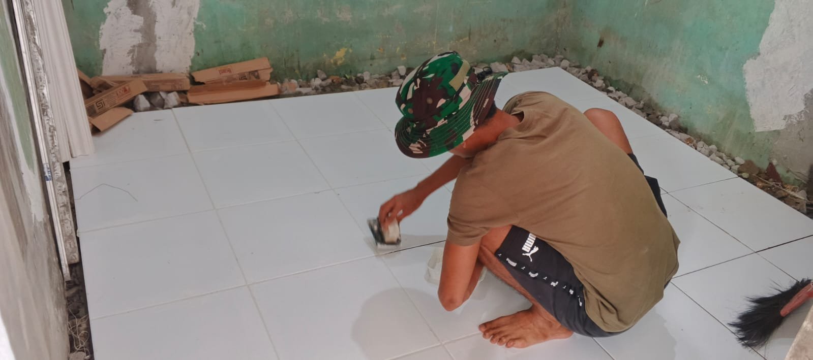 Renovasi 3 RTLH TMMD Depok Capai 80 Persen, Warga Sukamaju Segera Tempati Hunian Layak