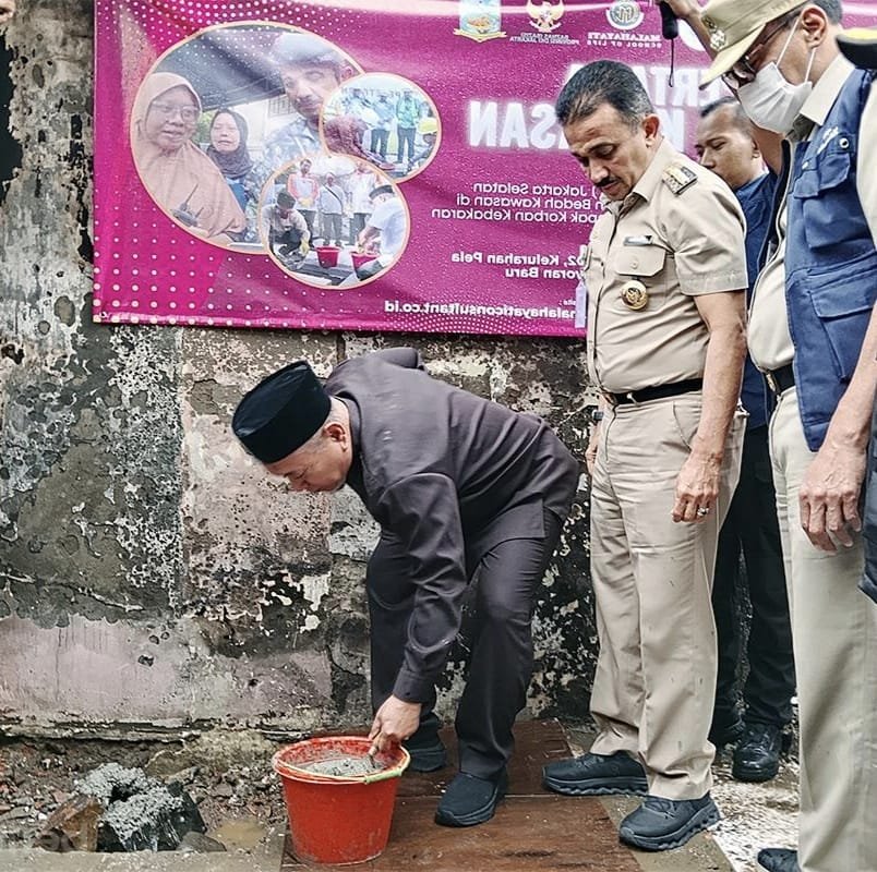 Peletakan Batu Pertama, Bedah Kawasan Pela Mampang Resmi Dimulai