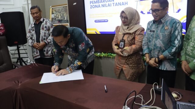 Kantor Pertanahan Palangka Raya Perkuat Sinergi dengan Pemkot terkait Zona Nilai Tanah