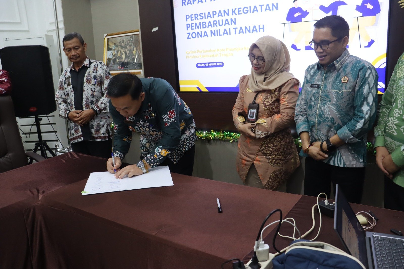 Kantor Pertanahan Palangka Raya Perkuat Sinergi dengan Pemkot terkait Zona Nilai Tanah