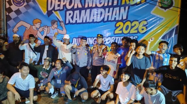 Depok Night Run Ramadan 2026 Meriah, Puluhan Remaja Adu Cepat di Lintasan Malam
