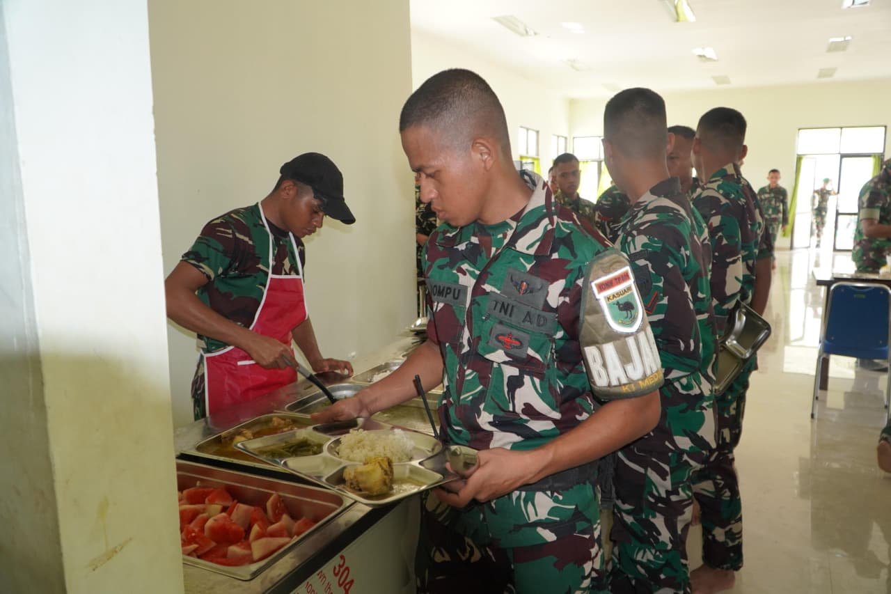 Yonif TP 806/Satya Inyomusi Modernisasi Fasilitas, Hadirkan Dapur dan Ruang Makan Representatif