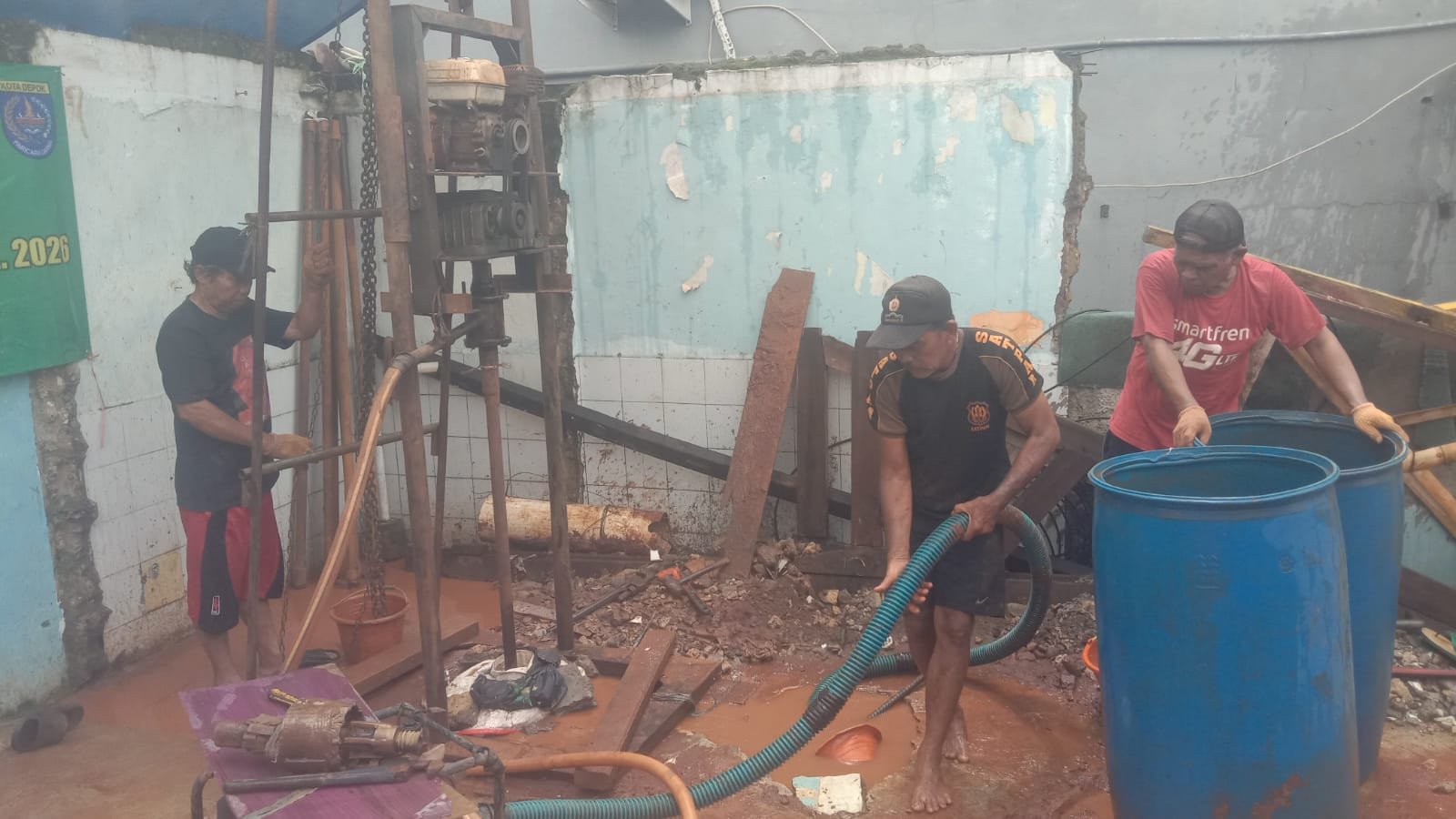 Sumur Bor Program Unggulan Kasad di Sukamaju Sudah Capai 73 Persen