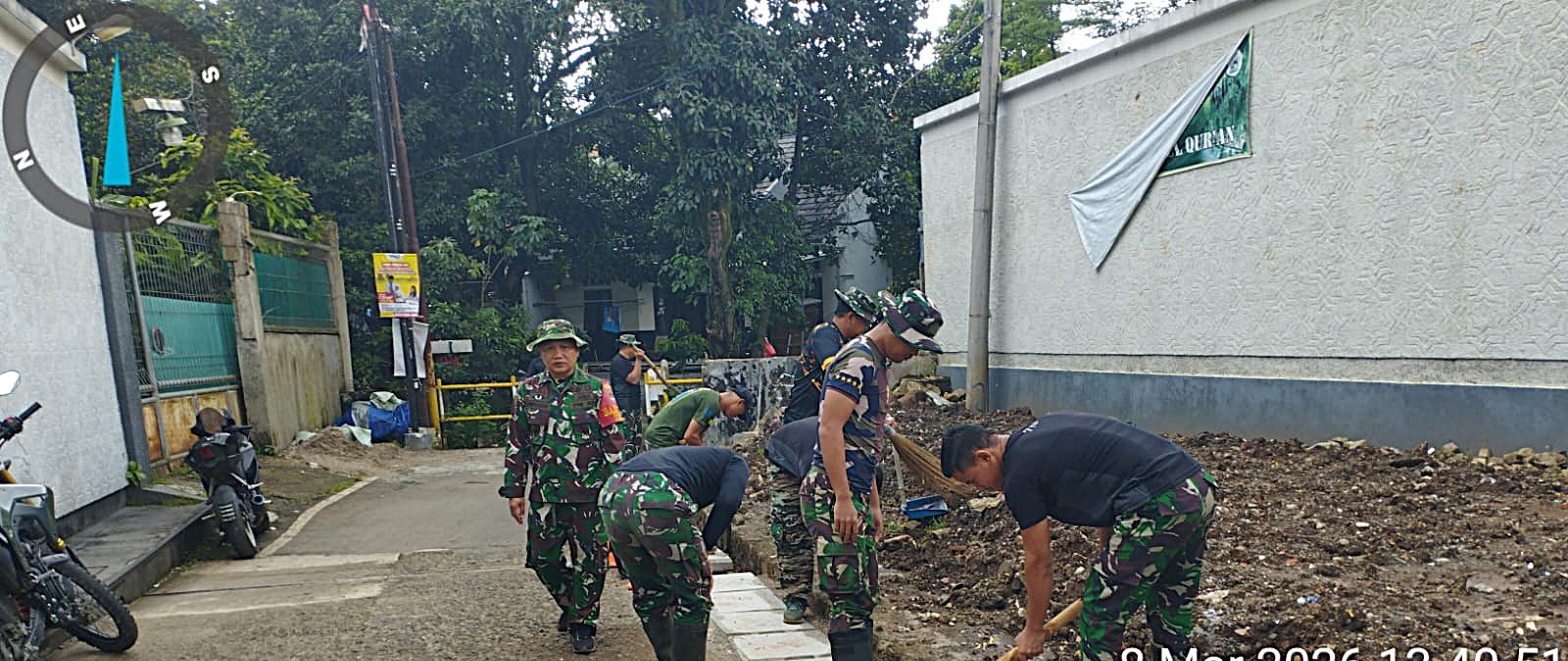 Kapten Kav Irwanto: Drainase TMMD Dibangun untuk Kurangi Genangan di Sukamaju
