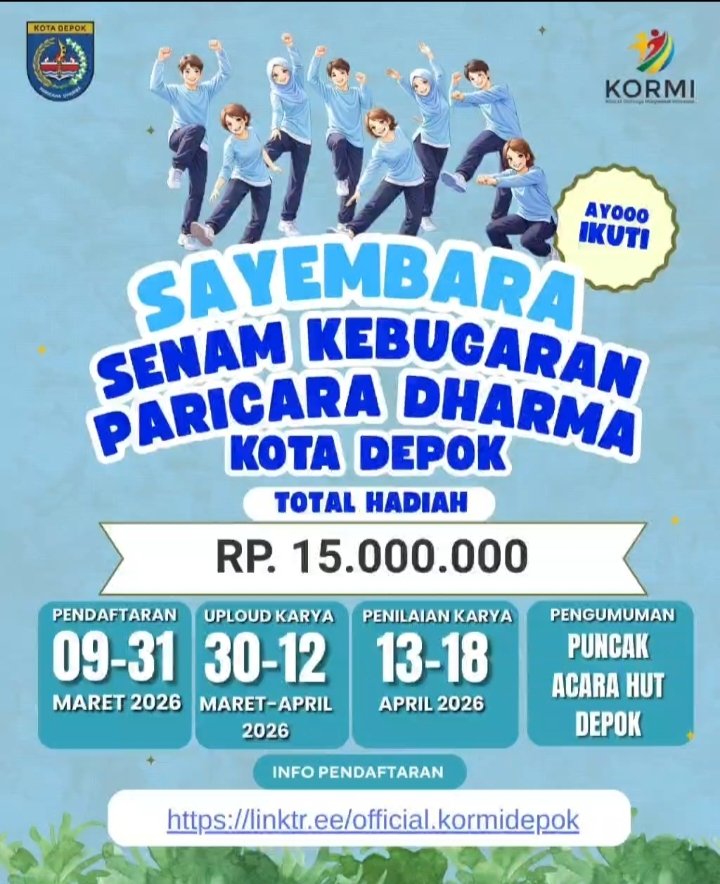 KORMI Depok Gelar Sayembara Senam Kebugaran Paricara Darma