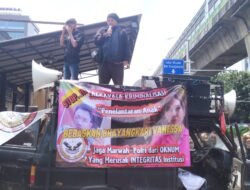 Massa GASKAN Sampaikan Aspirasi di Mabes Polri, Soroti Penanganan Kasus Vanessa