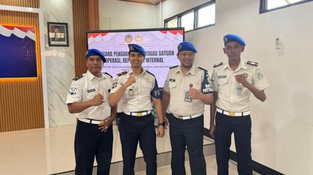 Perkuat Pengawasan Internal, Lapas Pangkalan Bun Ikuti Pengukuhan Satops Patnal
