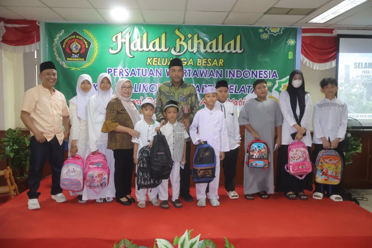 Asisten Kesra Jaksel Apresiasi Halal Bihalal dan Santunan Anak Yatim PWI Pokja Jakarta Selatan