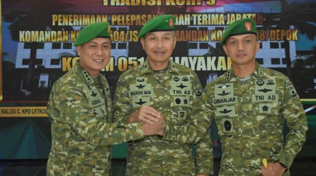 Danrem 051/Wkt Pimpin Sertijab Dua Dandim di Depok