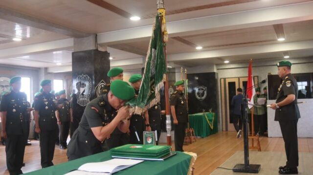 Danrem 052/Wijayakrama Pimpin Sertijab Dua Dandim dan Penyerahan Jabatan Kasipers