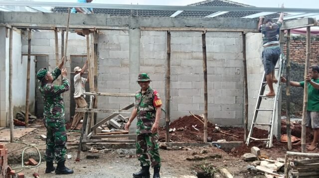 Aksi Korem 051/WKT, Perbaikan Sanitasi Panti Asuhan di Sawangan Dikebut