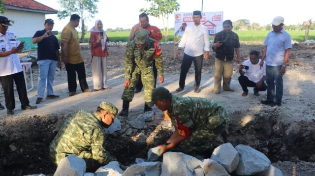 Dandim 0509 Bekasi Pimpin Groundbreaking Koperasi Merah Putih di Pebayuran