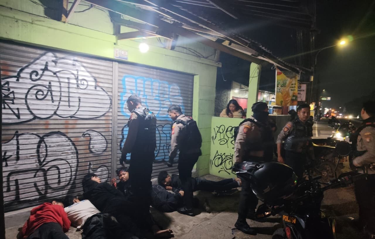 Tawuran Dini Hari di Tapos Digagalkan, 20 Remaja Diamankan Polisi