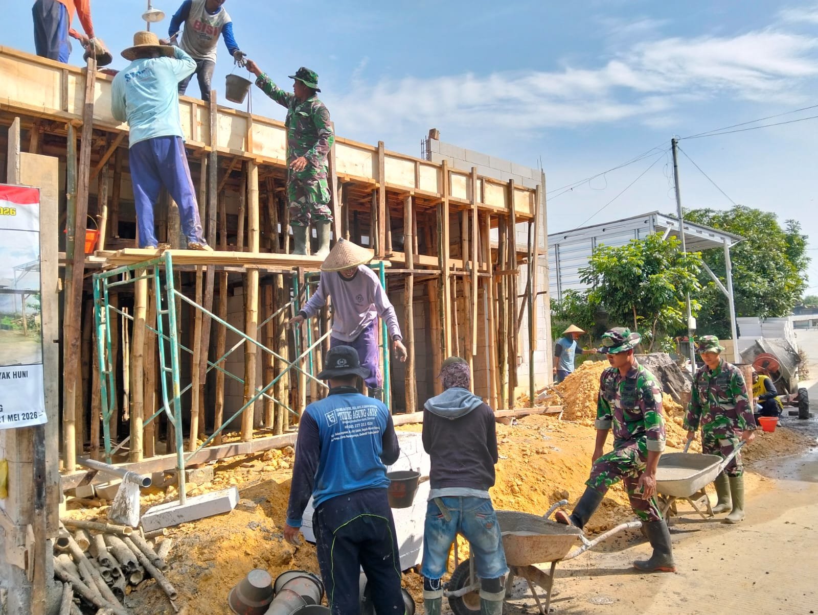 Gotong-royong adalah kunci keberhasilan Satgas TMMD Reguler 128 Kodim 0718/Pati