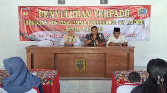 Penyuluhan Terpadu TMMD Reguler ke-128 Hadirkan Edukasi Kelautan dan Perikanan di Desa Godo