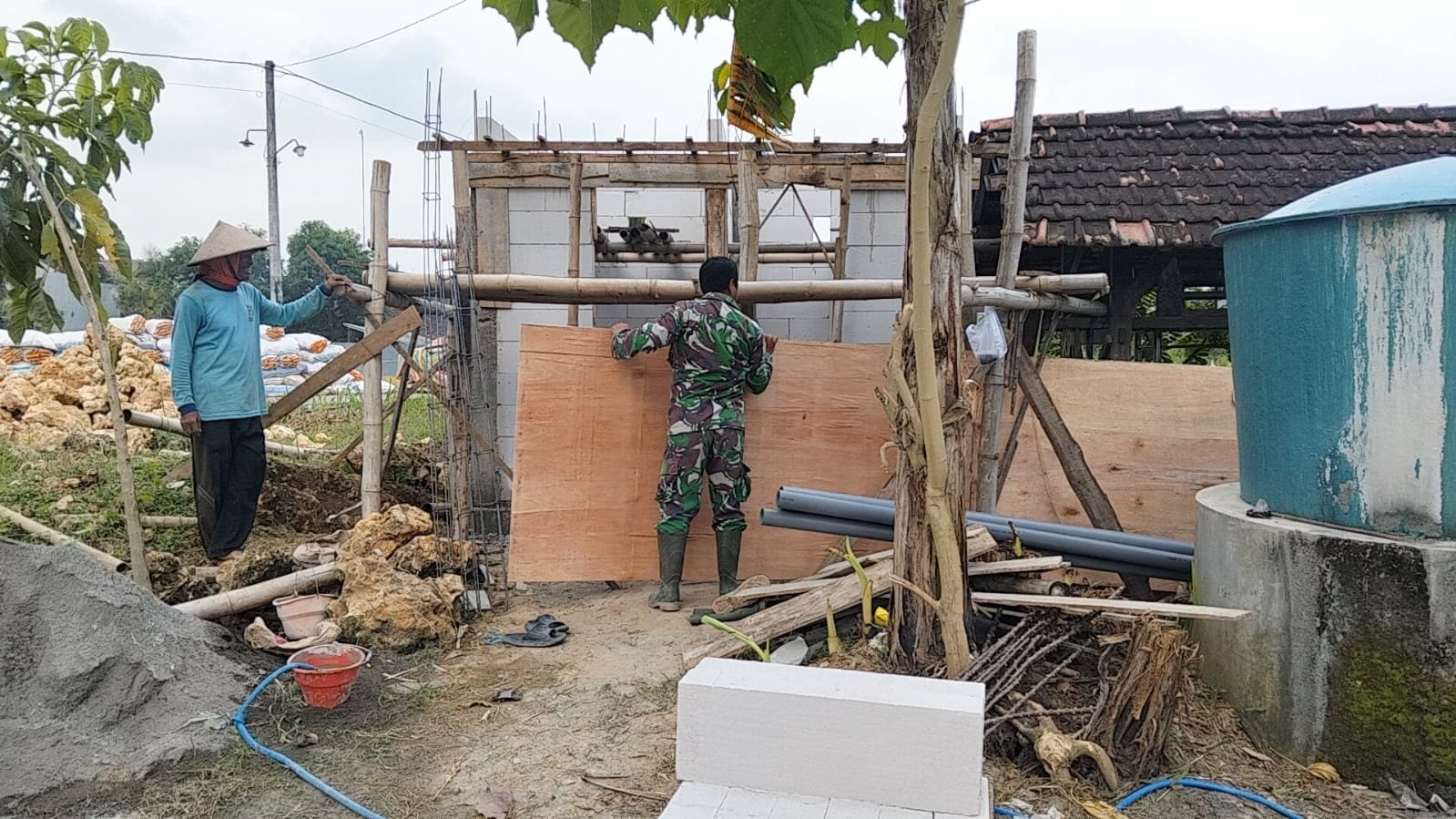 TMMD Reguler ke-128, Dandim Pati: Fasilitas MCK Wujudkan Lingkungan Sehat di Desa Godo