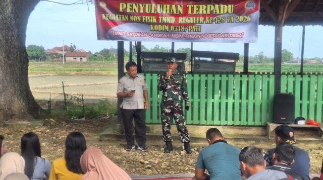 Petani Winong Dibekali Ilmu Pertanian, TMMD Dorong Hasil Panen Maksimal