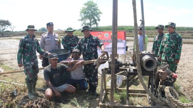 Wadan Satgas TMMD 128 Tinjau Pembangunan Sumur Bor, Pastikan Ketersediaan Air untuk Petani