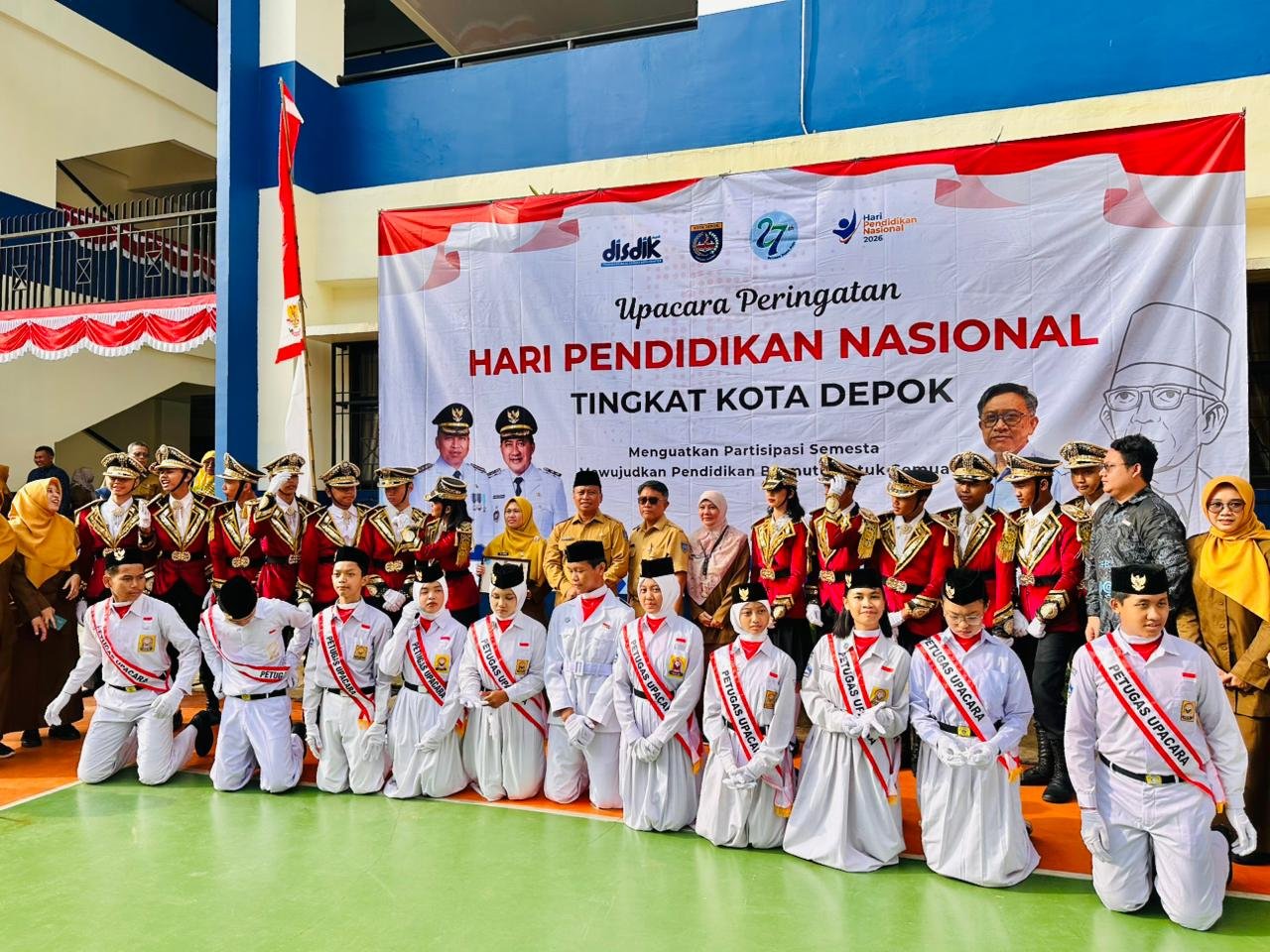 Wali Kota Depok Pimpin Upacara Hardiknas 2026, Tekankan Pendidikan Berkualitas dan Berkarakter
