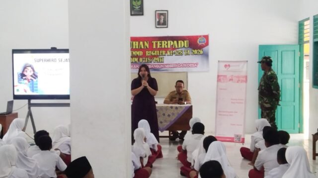 Kodim Pati Gandeng Astuty Foundation, Sosialisasi Anti Bullying Warnai TMMD