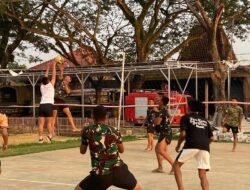 Voli Persahabatan, Cara Satgas TMMD 128 Pererat Hubungan dengan Warga