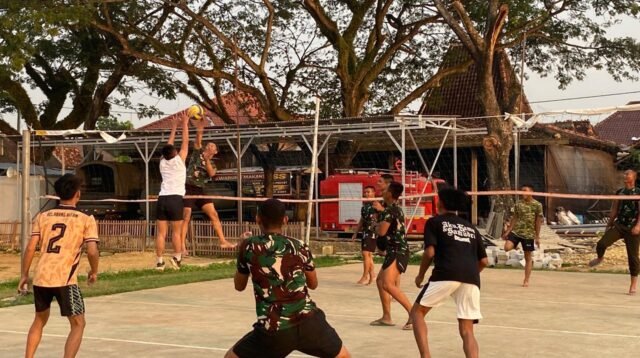 Voli Persahabatan, Cara Satgas TMMD 128 Pererat Hubungan dengan Warga