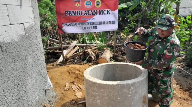 Gotong Royong Percepat Pembangunan MCK, Warga Rasakan Manfaat Nyata