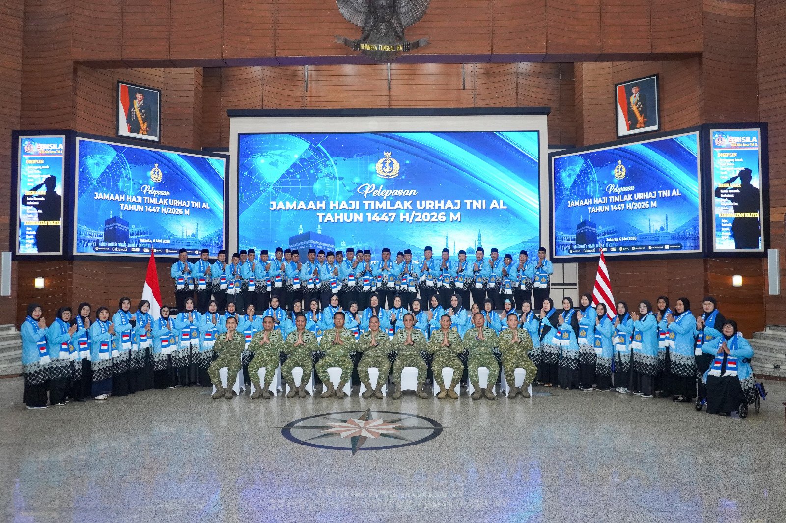 Kaskormar Hadiri Pelepasan Jamaah Haji TNI AL Tahun 1447 H/2026
