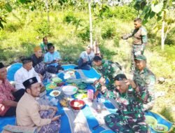 Pererat Kemanunggalan, Satgas TMMD 120 Kodim Pati Hadiri Ritual Manaqib di Desa Godo