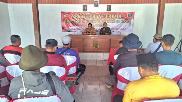 Sosialisasi B2SA Warnai TMMD Reguler ke-128, Warga Desa Godo Antusias Ikuti Penyuluhan Pangan Sehat
