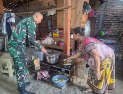Kehangatan Satgas TMMD Kodim Pati Bersama Keluarga Asuh di Desa Godo