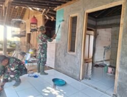 Sentuhan Warna Harapan, RTLH Program TMMD Ke-128 Kodim Pati Masuk Tahap Pengecatan